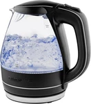 Ovente 1.5L Electric Glass Kettle Auto Shut-off Boil-dry Black KG83B New. Price: $44.85.