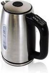 Kenmore 1.7L Cordless Electric Kettle W/ 6 Temperature Pre-sets, Stainless Steel New. Price: $138.99.