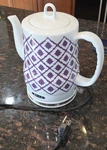 Bella Ceramic Electric Kettle Rare Purple Diamond Pattern 1.2L Tested-works Neat Used. Price: $89.99.