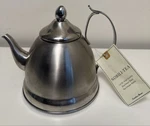Creative Home Nobili-tea 1.0 Qt. Stainless Steel Kettle W/filter, Silver X New. Price: $18.99.