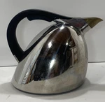 Nambe Steve Cozzolino Chirp Kettle 2011 Black Handle Teapot 701 Used. Price: $55.00.