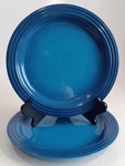 Creuset Stoneware Dinner Plate Of 2, 27CM, 10.5", Marseille, Brand. Price: $54.99.