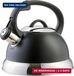 Mr. Coffee Flintshire 1.75-QUART Stainless Steel Whistling Tea Kettle With Nylon New. Price: $40.70.