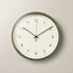 13" Wall Clock Green/chrome - Hearth & Hand With Magnolia New. Price: $34.99.