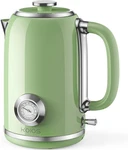 Electric Kettle 1.8L With Temperature Gauge, 1500W Fast Boiling Tea New. Price: $95.99.