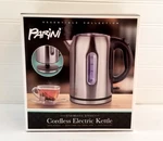 Parini Stainless Steel Cordless Electric Kettle Quick Boil 7.2 Cup Capacity New. Price: $19.20.