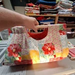 Handmade Wood Handle Pioneer Woman Fabric Insulated Casserole Carrier Tote New. Price: $35.00.