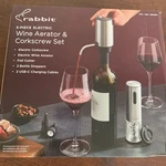 Rabbit Electric Wine Tool Set 5-PIECE Accessory Collection New. Price: $29.99.