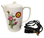 Vintage Minamiyama Seitosho Rose Electric Teapot Tested Working Ul Sticker Used. Price: $10.00.