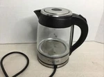 Megachef 1.7LT. Glass And Stainless Steel Electric Water Kettle Model Mgktl 1752 Used. Price: $15.00.