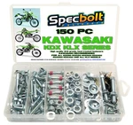 150PC Kawasaki Kdx Bolt Kit 200 220 250 400 Plastic Fender Seat Tank 80 175 New. Price: $53.00.