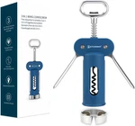 Luxury 3 1 Wine With Foil Cutter, Beer Bottle Opener, Sturdy Zinc Allo New. Price: $39.99.