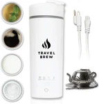 Travel Brew Portable Kettle With Tea Infuser- Mini Electric 4 New. Price: $47.69.