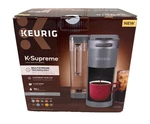 Keurig K-supreme Single Serve K-cup Pod Coffee Maker Gray Brand New Box!. Price: $119.99.