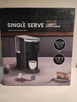 Kidisle CM9429D-UL Black 3 1 Single Serve Coffee Maker With User Manual New. Price: $44.99.