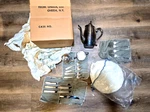 Vintage Oneida Silversmiths Coffee Or Tea Pot Creamer & Sugar Flatware Excellent. Price: $159.00.