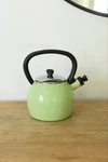 Vintage Copco Kettle Whistling Tea Pot Light Green Enamel Used. Price: $18.00.