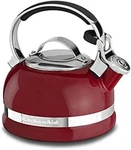 Kitchenaid KTEN20SBER 2.0-QUART Stovetop Tea Whistle Kettle, Empire Red New. Price: $199.99.