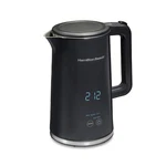 Hamilton Beach Temperature-control Electric Glass Kettle, Tea & Water New. Price: $39.99.