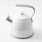 Smeg Stainless-steel Whistling Tea Kettle, 2.5-QT.-WILLIAMS Sonoma 41259 New. Price: $133.99.