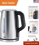 Stainless Steel Electric Kettle, Temperature Control With 6 Presets, 1-HR Kee... New. Price: $103.45.