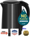 Cosori Electric Kettle, No Plastic Inner Lid, Filter & Spout, Stainless Steel New. Price: $78.61.