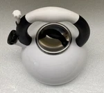 Kitchenaid Whistling Tea Coffee Kettle 2.25 Qt 2.23 White Enamel Pot Tq 08 Used. Price: $13.95.