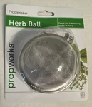 Progressive Prepworks Stainless Steel Herb Ball, 3" Tea Soup Homebrew New Sealed. Price: $12.00.