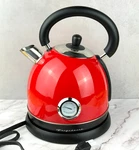 Frigidaire Water Kettle EKET125 Red Retro Electric Stainless Steel 1.8L New Nwob Open. Price: $59.99.