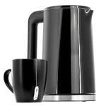 Megachef 1.8 Quart Stainless Steel Electric Tea Kettle Black New. Price: $62.05.