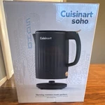 Cuisinart Soho CK-10BK 1L Cordless Electric Kettle Black Double-wall Cool-touch New. Price: $30.00.
