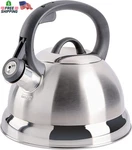 Mr. Coffee Flintshire 1.75-QUART Stainless Steel Whistling Tea Kettle Brushed New. Price: $43.88.