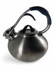 Chantal Tea Kettle SL37-LOOP Brs Brushed Stainless Handle 1.8 Qt Used. Price: $14.99.