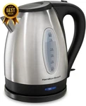 1.7L Electric Tea Kettle 1500W Fast Boil Stainless Steel Auto Shutoff Cordless New. Price: $36.93.