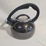 Chantal Stainless Steel Whistling Kettle Black Handle Stove Top Teapot Used. Price: $13.99.