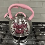Paris Hilton That Hot Color Changing Tea Pot/kettle Pink Hearts Y2K Whistling Used. Price: $42.46.