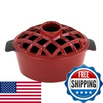 Minuteman International 2.2 Qt Enamel Woodstove Steamer Lattice Top T-50-R New. Price: $58.83.
