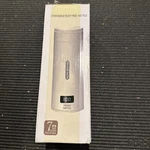 Portable Electric Kettle White Haspsso SY-618A Open. Price: $15.00.