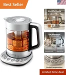Viante Electric Kettle With Infuser. No Plastic Contact Water. Hot Te... New. Price: $143.99.
