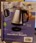Hamilton Beach Liter Electric Kettle, Stainless Steel And Black 40901 New. Price: $15.00.
