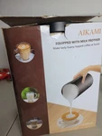 Aikami 4-IN-1 Single Serve Coffee Maker W/ Grinder & Frother Black Open. Price: $29.95.