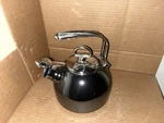 Chantal 1.8 Qt Premium Enamel Gray Classic Stovetop Tea Kettle Used. Price: $69.99.