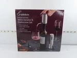 Rabbit Electric Wine Opener 5-PIECE Tool Set With Corkscrew And Aerator New. Price: $14.90.