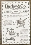 Antique 1897 Chafing DISH&5O'CLOCK Tea Kettle Burley&co China&glass Vtg Print Ad Used. Price: $12.95.