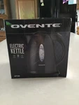 Ovente Electric Kettle Hot Water Heater 1.7 Liter Black Plastic KP72B New In Box. Price: $24.99.