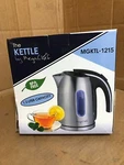 Megachef 1.2LT. Stainless Steel Electric Tea Kettle With Auto Shut-off New. Price: $29.99.