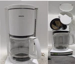 Krups Coffee Maker Aroma Plus Drip Machine Tea Espresso Glass Carafe 12 Cup Used. Price: $69.99.
