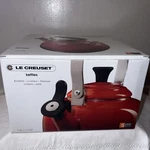 Creuset Enamel 1.7 Qt 1.6 Lt Tea Water Kettle Cotton White New. Price: $145.00.