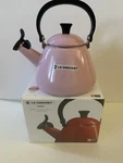 Pink Creuset Kettle Teapot 1.7 Qt Satin Enamel On Steel New Box. Price: $189.00.