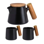 Chefwave Artisan Series Ceramic Tea Pot Infuser Two Mugs New. Price: $60.70.